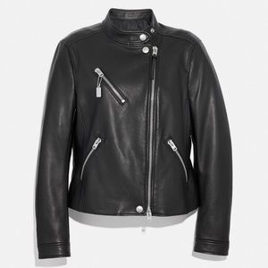Coach 100% Genuine Leather Jacket (size Large) in “like-new” condition.